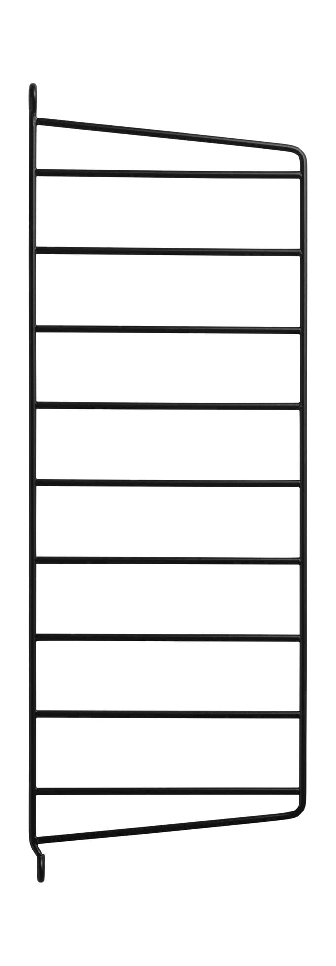 String Furniture String System Side Panel Wall Mounted 20x50 Cm, Black