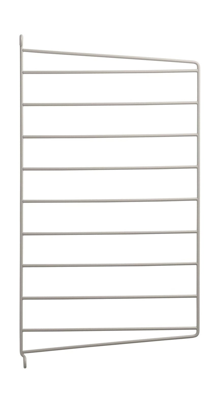 String Furniture Merkkijono -sivupaneelin seinälle asennettu 30x50 cm beige, sarja 2