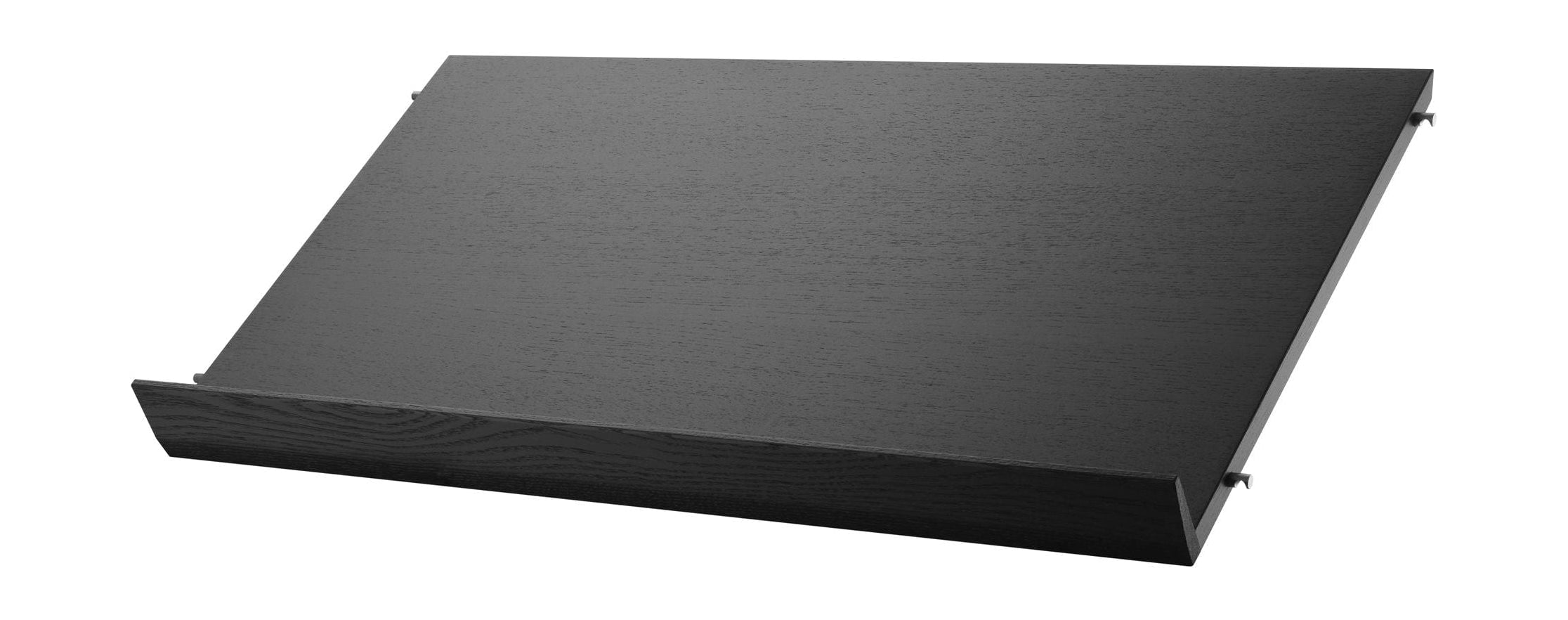 Streng møbler streng system magasin brett tre svart farget aske, 30x78 cm