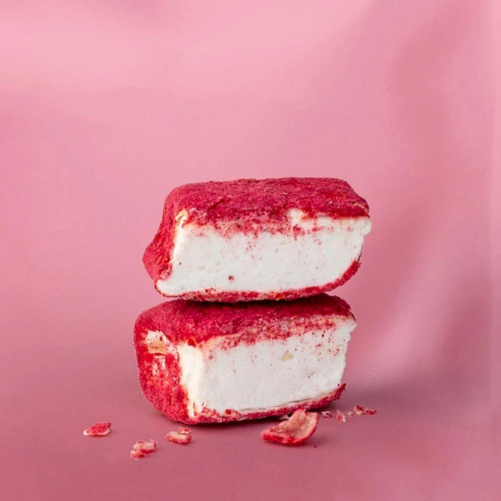 The Mallows Marshmallows With Strawberry & Blackcurrant, 80g