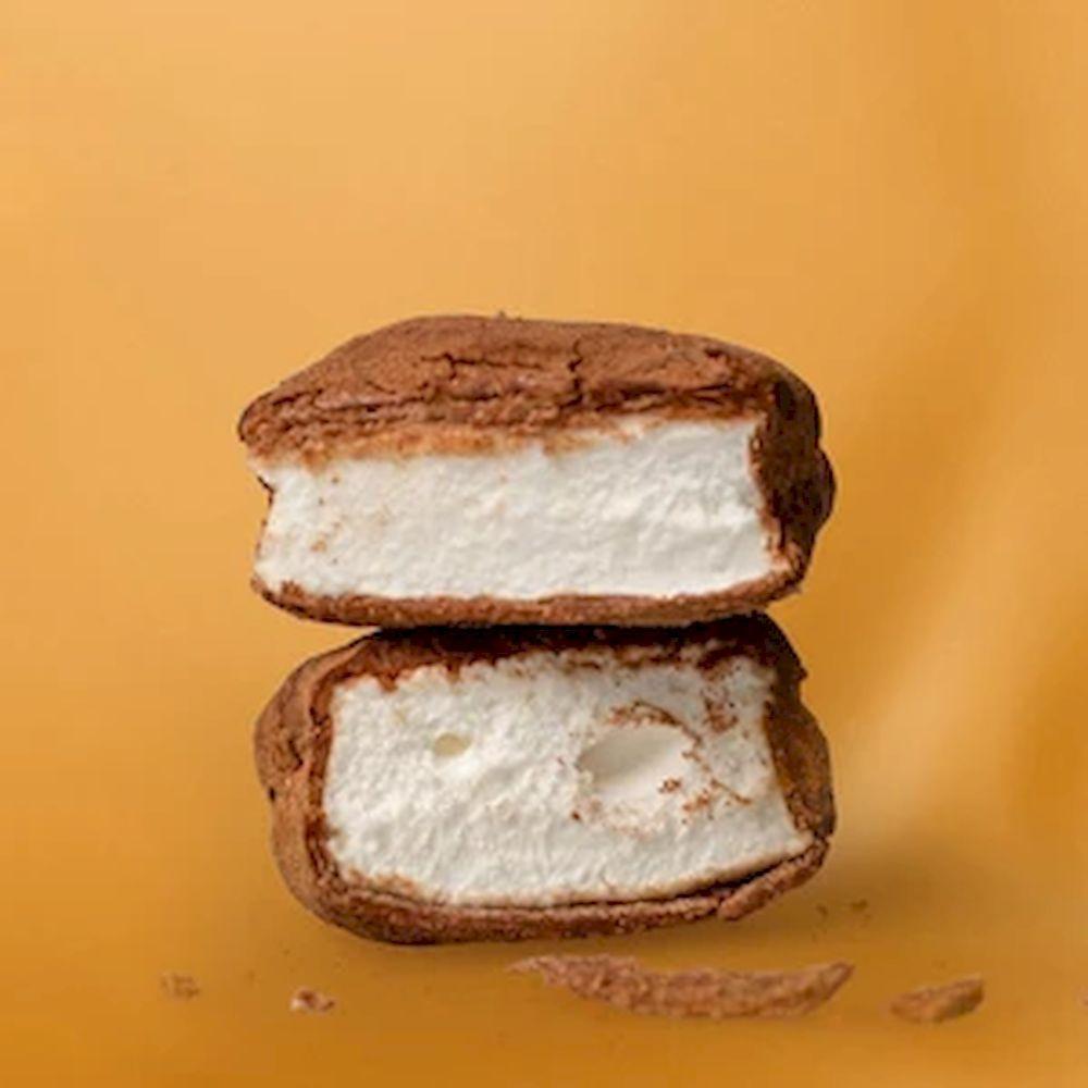 The Mallows Marshmallows met gezouten karamel en chocolade, 150 g
