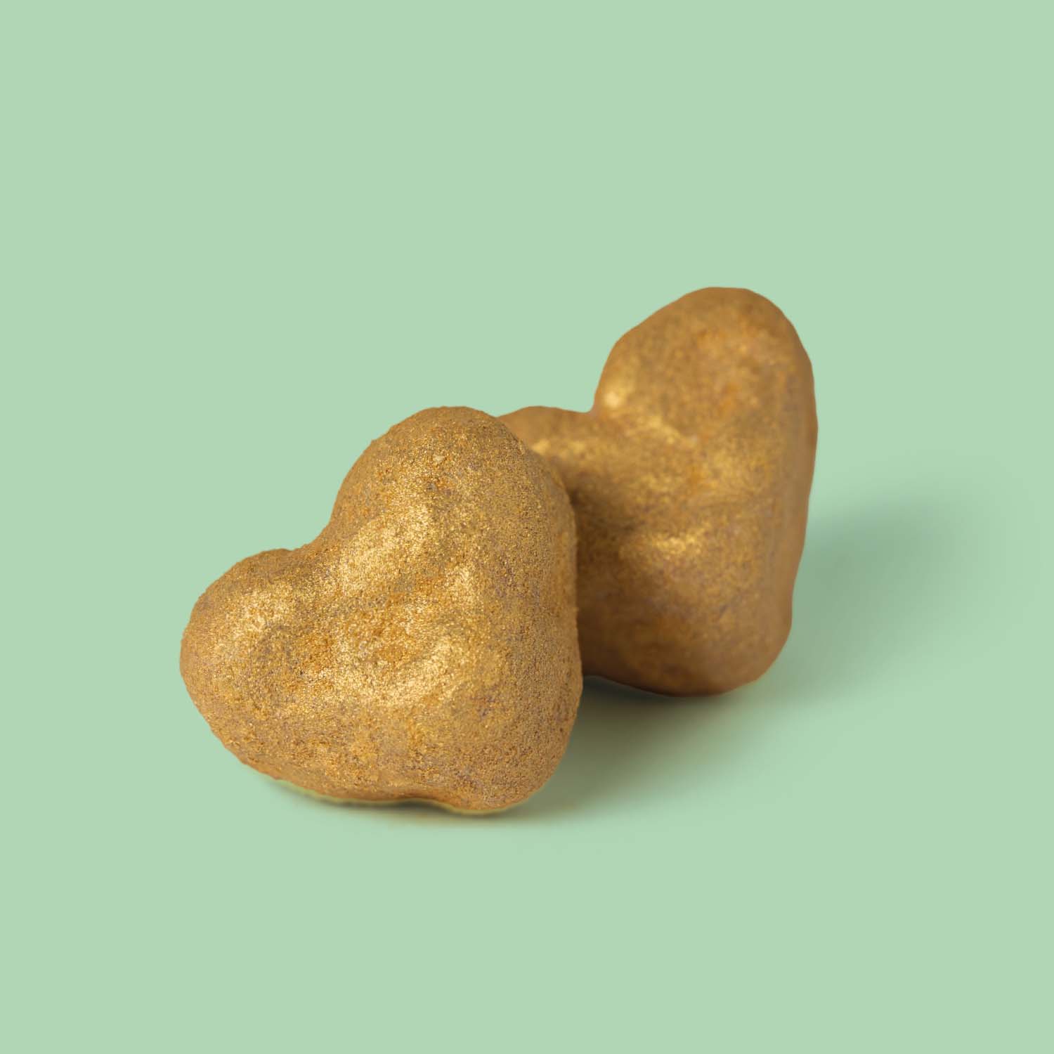 The Mallows Vaahtokarkkeja, joissa on dulce -suklaa ja suola kultaiset sydämet, 90 g