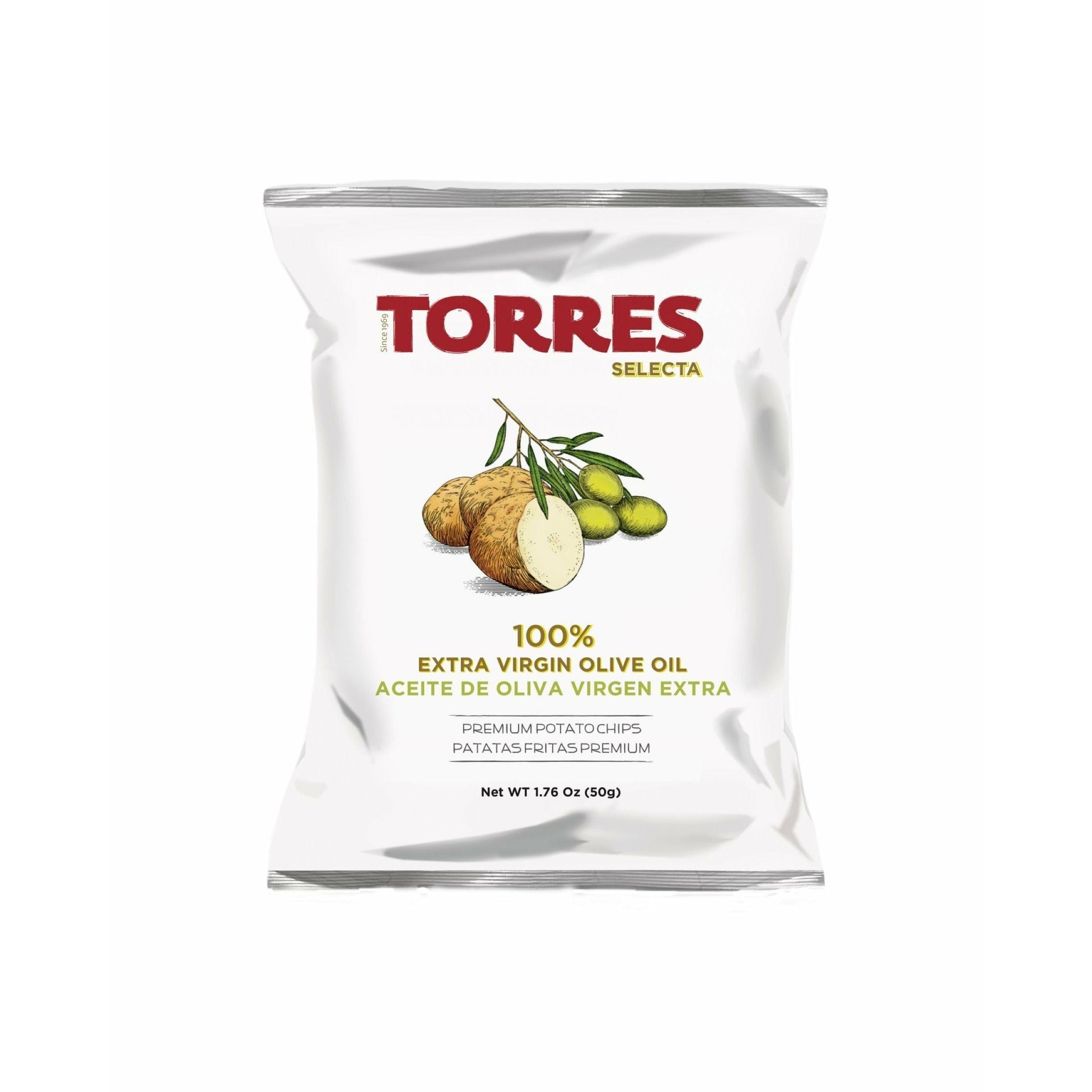 Torres SELECTA OLIVE OLIVE CHIPS, 50G