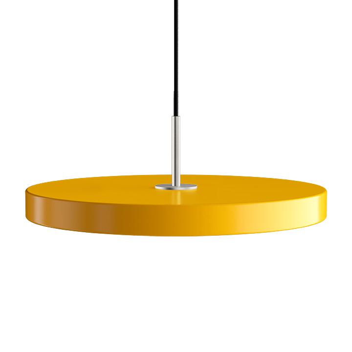 Umage Asteria Led Pendant, Steel/Saffron Yellow