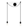  Cannonball Cluster 2 Cover For Pendant Lamps Black