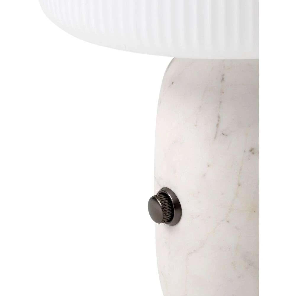 Vipp 592 skulpturbordlampe, hvit