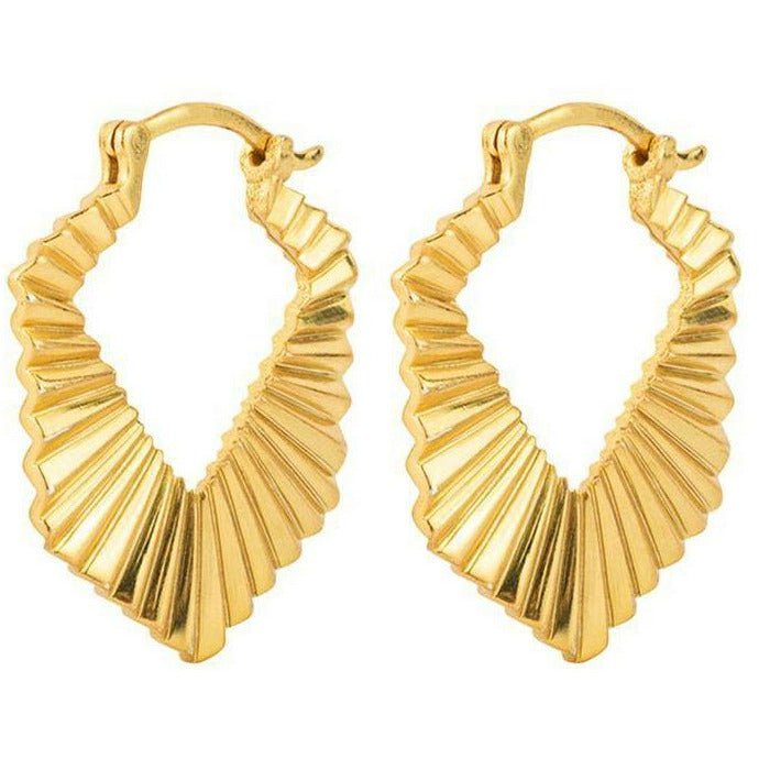 Vincent Celestial Horizon Gold Plated Earrings