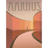 Vissevasse Aarhus Aros -poster, 50 x70 cm