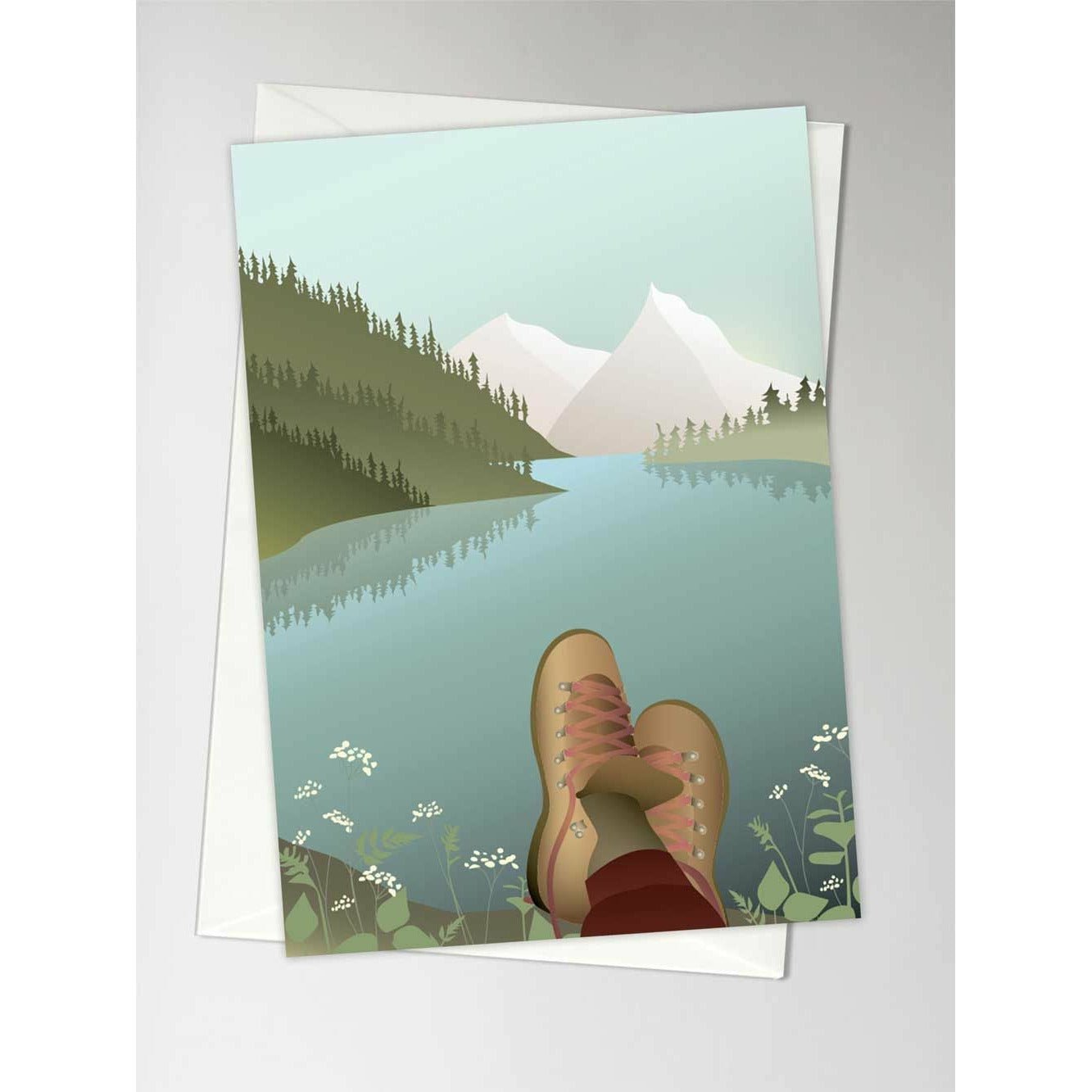 Vissevasse After The Hike Greeting Card, A6