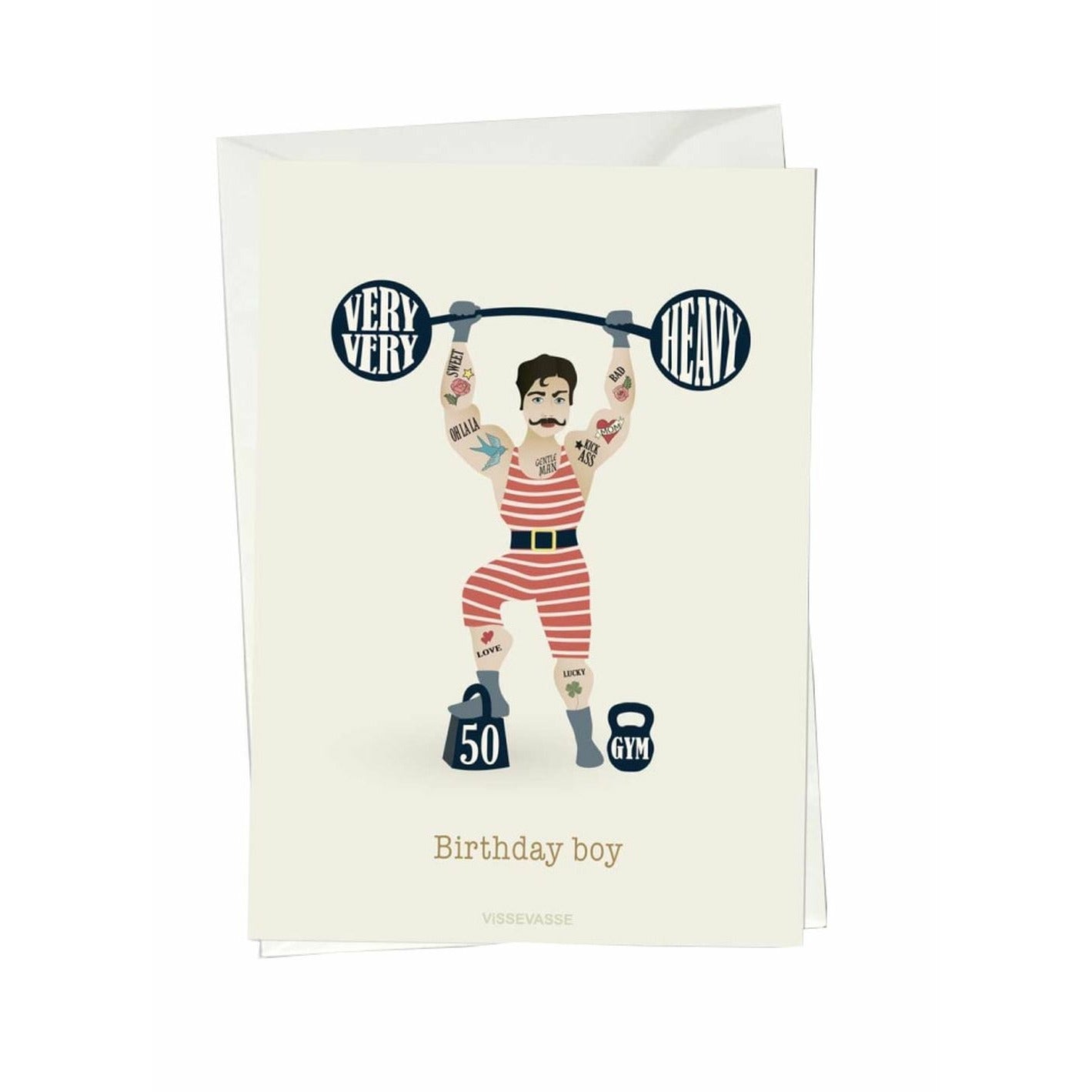 Vissevasse Birthday Boy Greeting Card, A6