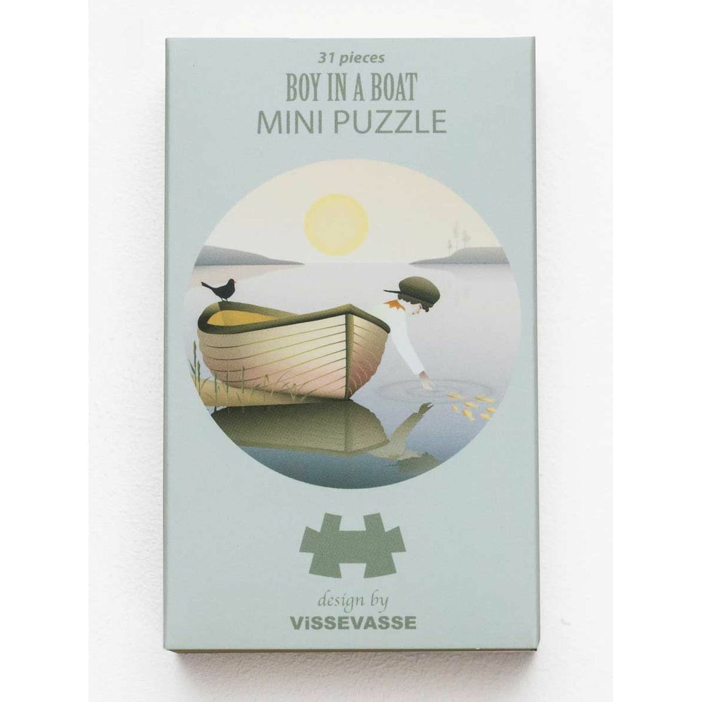 Vissevasse Boy In A Boat Mini Puzzle