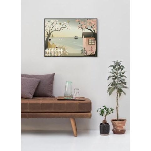 Vissevasse Vid havet affisch, 30 x40 cm