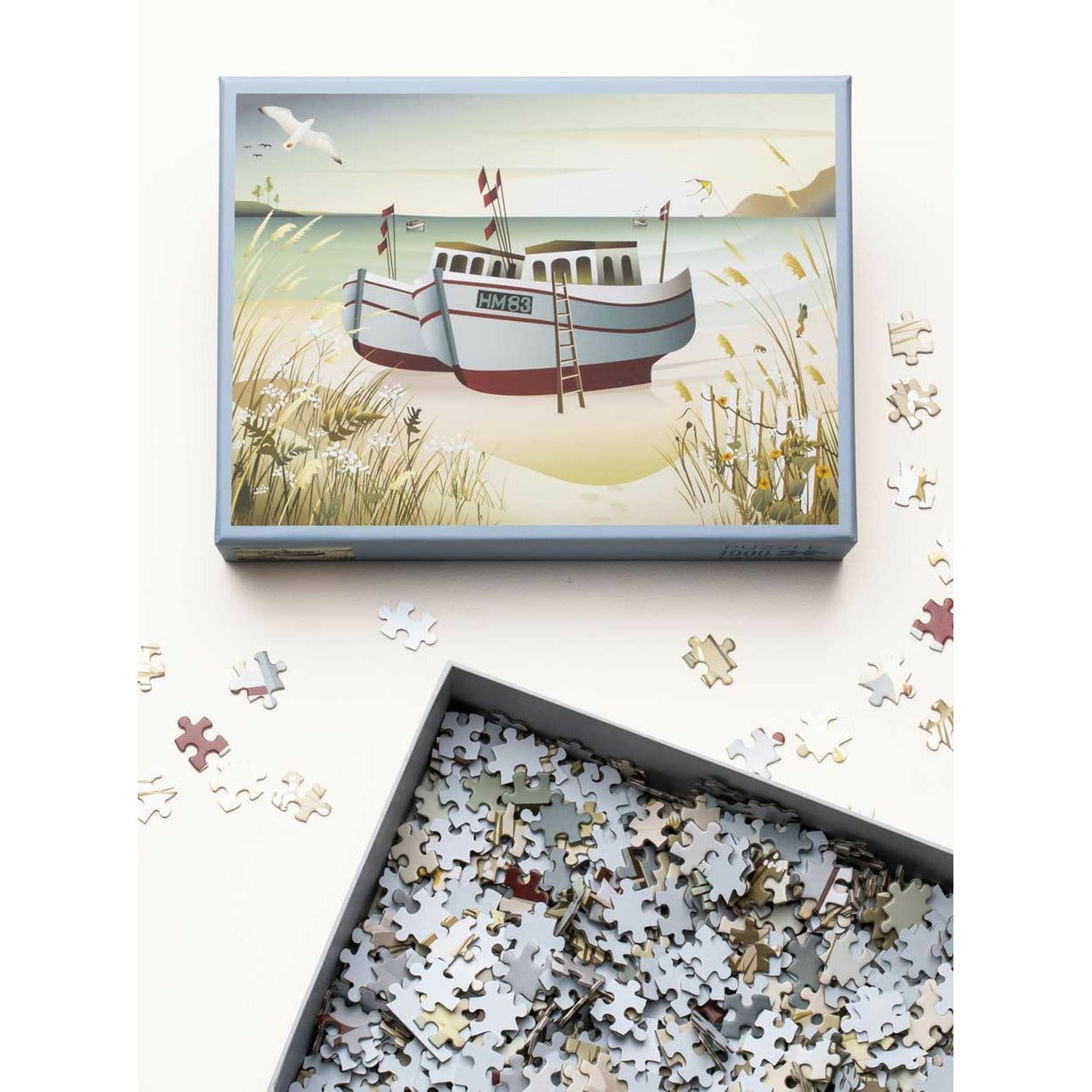 Vissevasse Fishing Boats Puzzle With 1000 Pieces