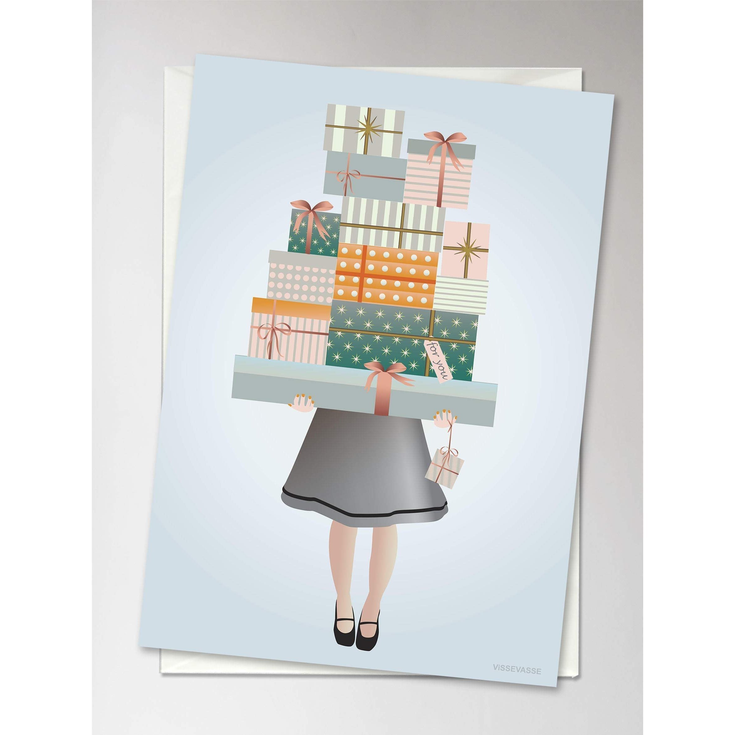 Vissevasse Gifts For You Greeting Card, 10.5 X15 Cm