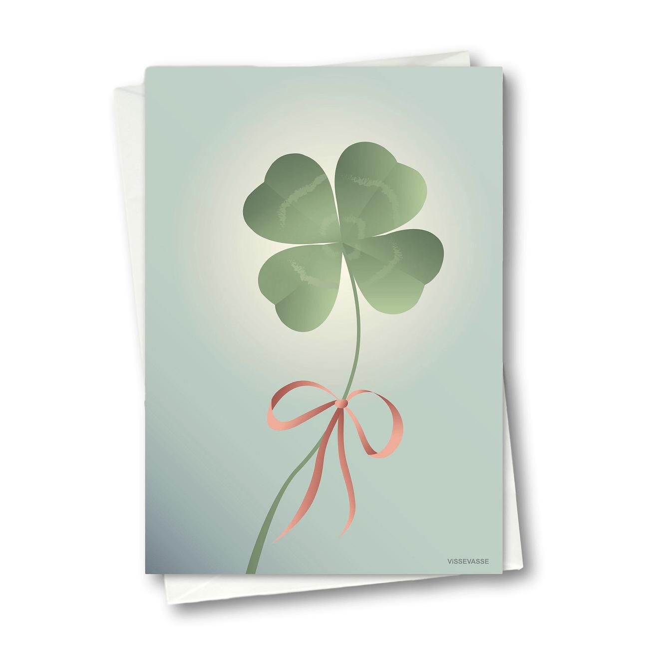 Vissevasse Good Luck Greeting Card, 10,5x15cm