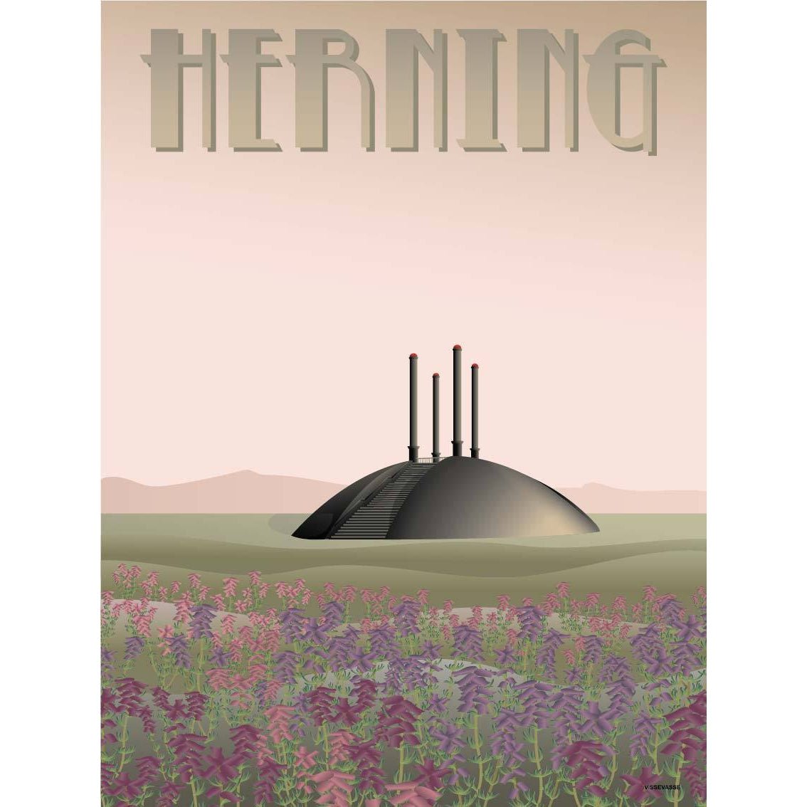 Vissevasse Herning Elii Records, 15 x21 cm