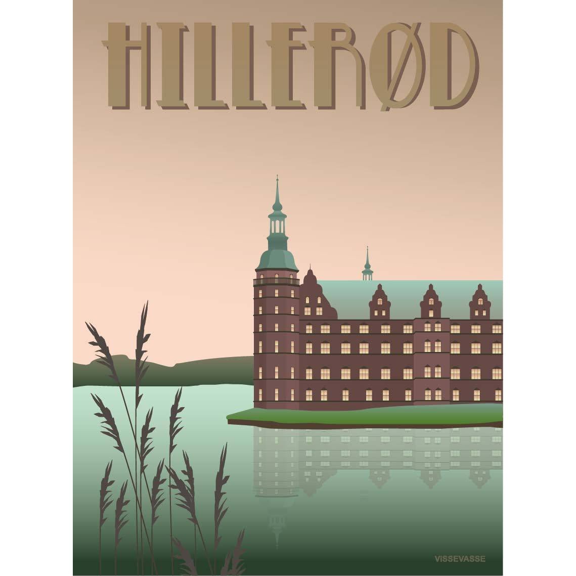 Vissevasse Hillerød Castle Poster, 15 X21 Cm