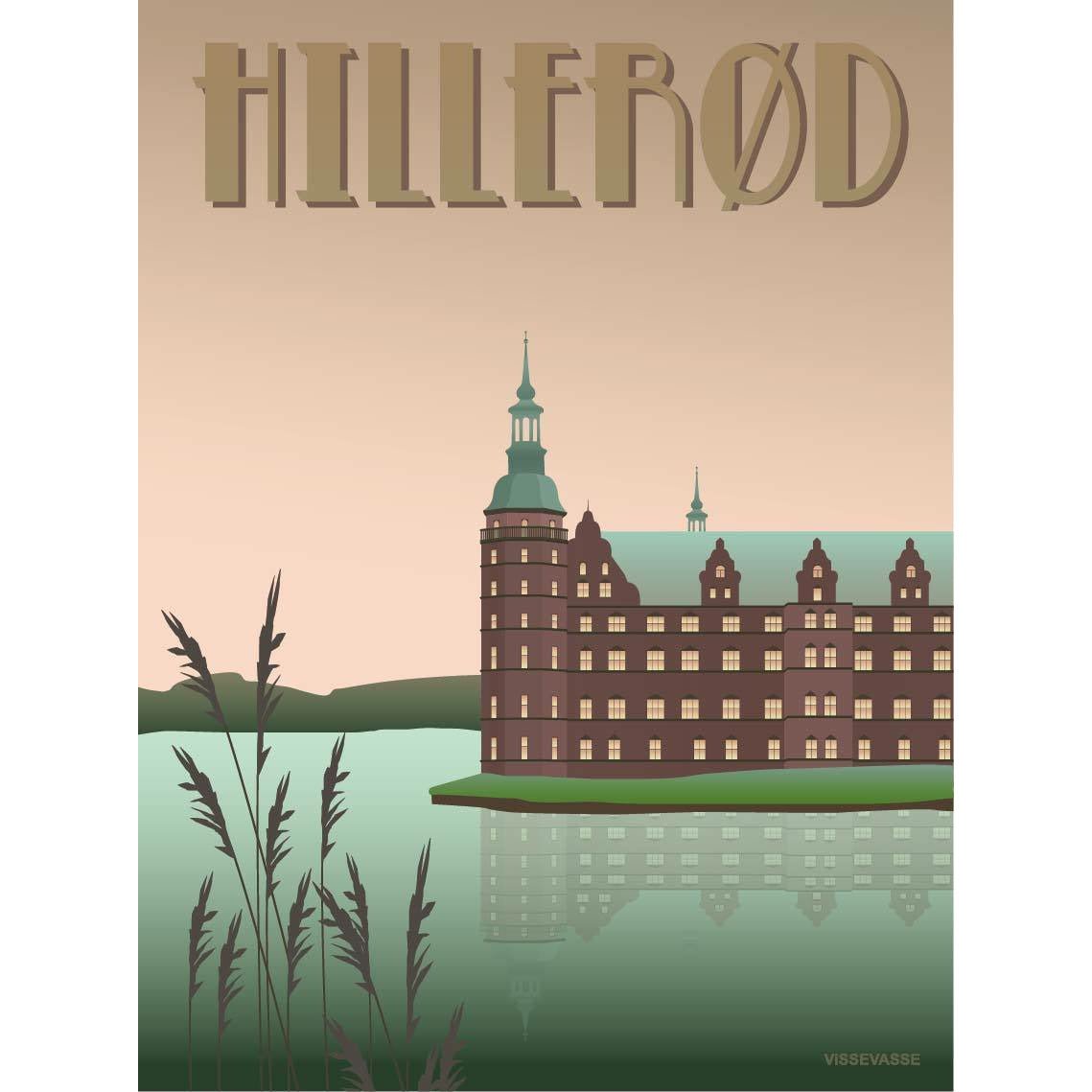 Vissevasse Hillerød Castle Poster, 70 X100 Cm