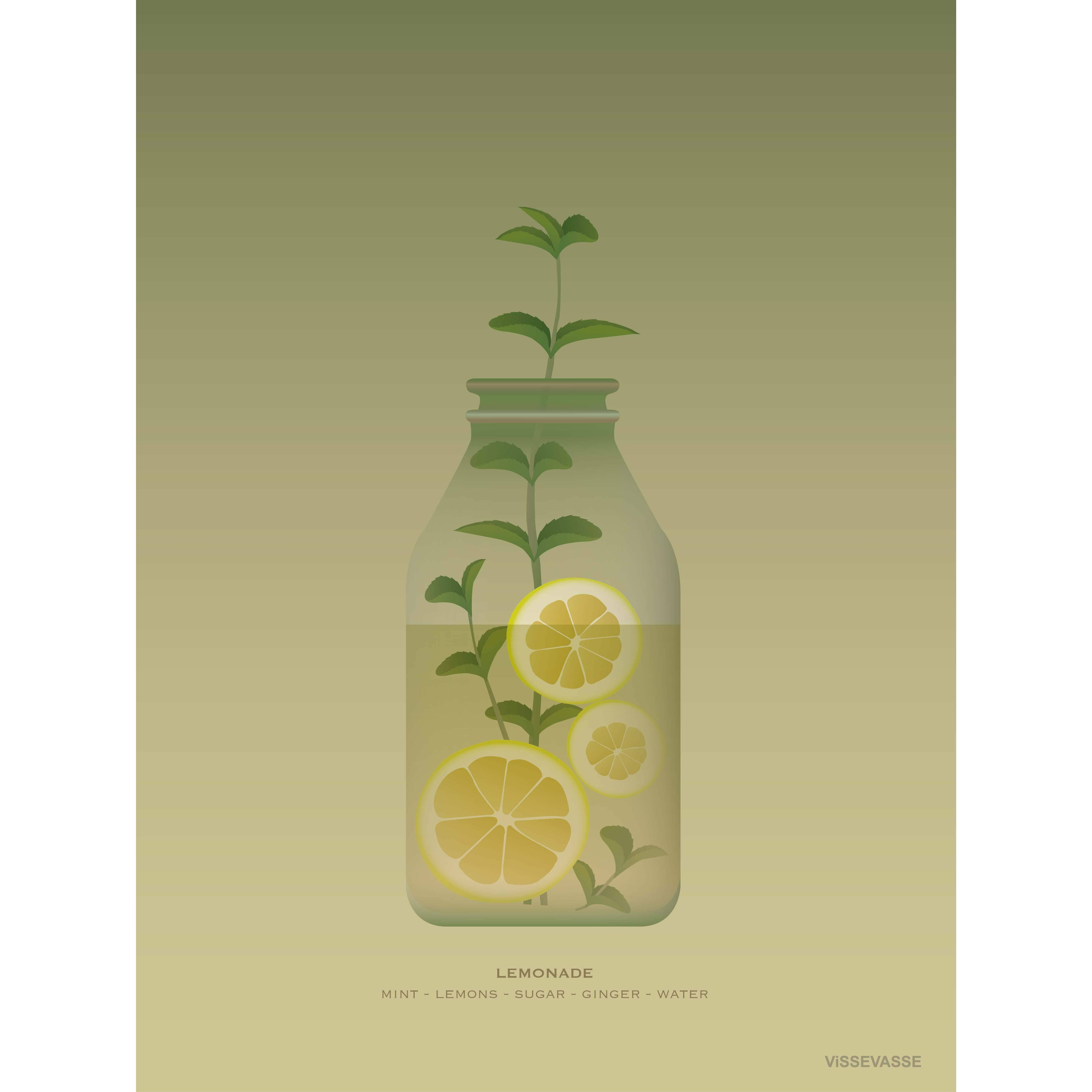 Vissevasse Limonade Poster, 30 X40 cm