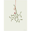 Vissevasse Mistletoe -poster, 15 x21 cm