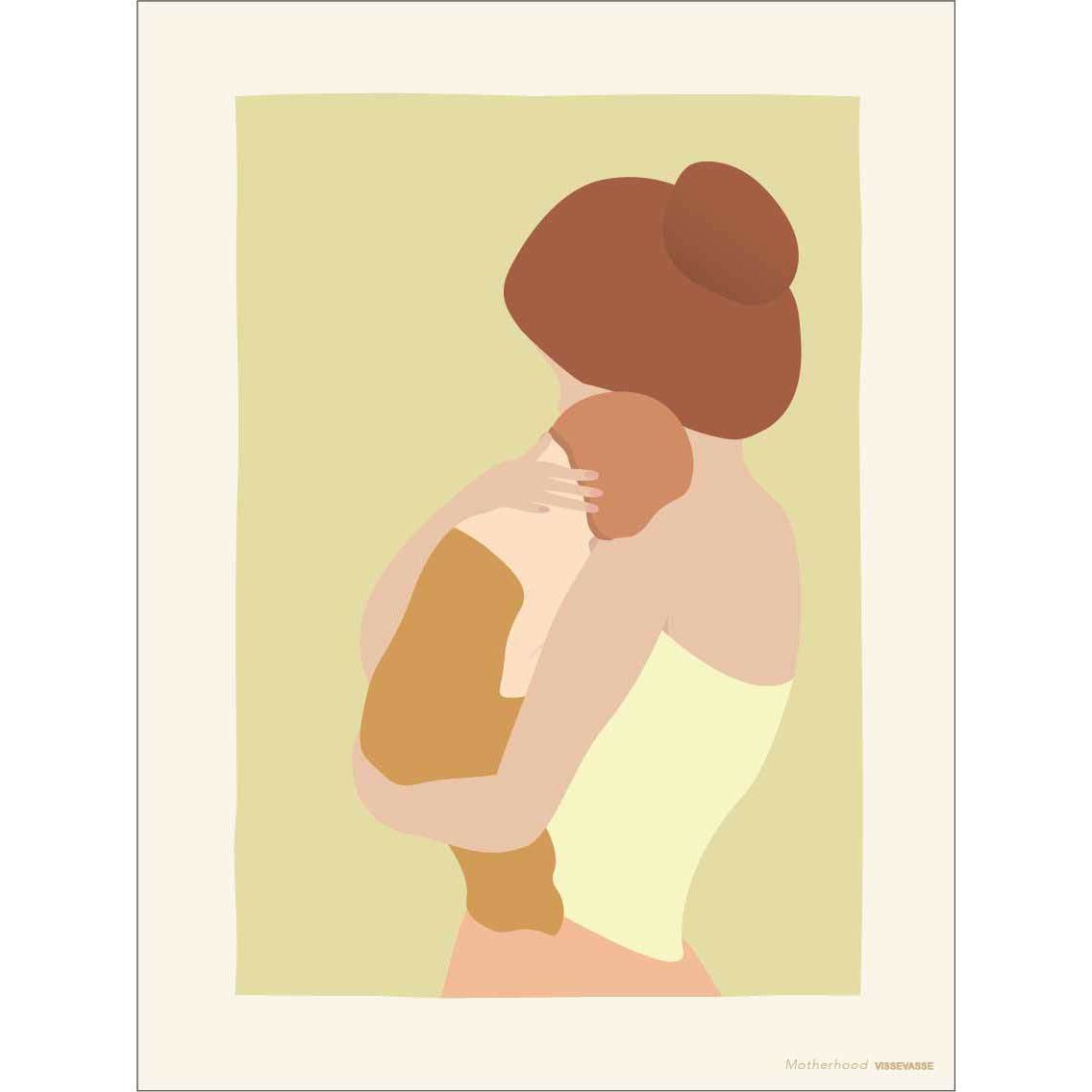 Vissevasse Motherhood Poster, 50 X70 Cm