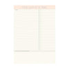 Vissevasse One Day At A Time A5 Notepad, White