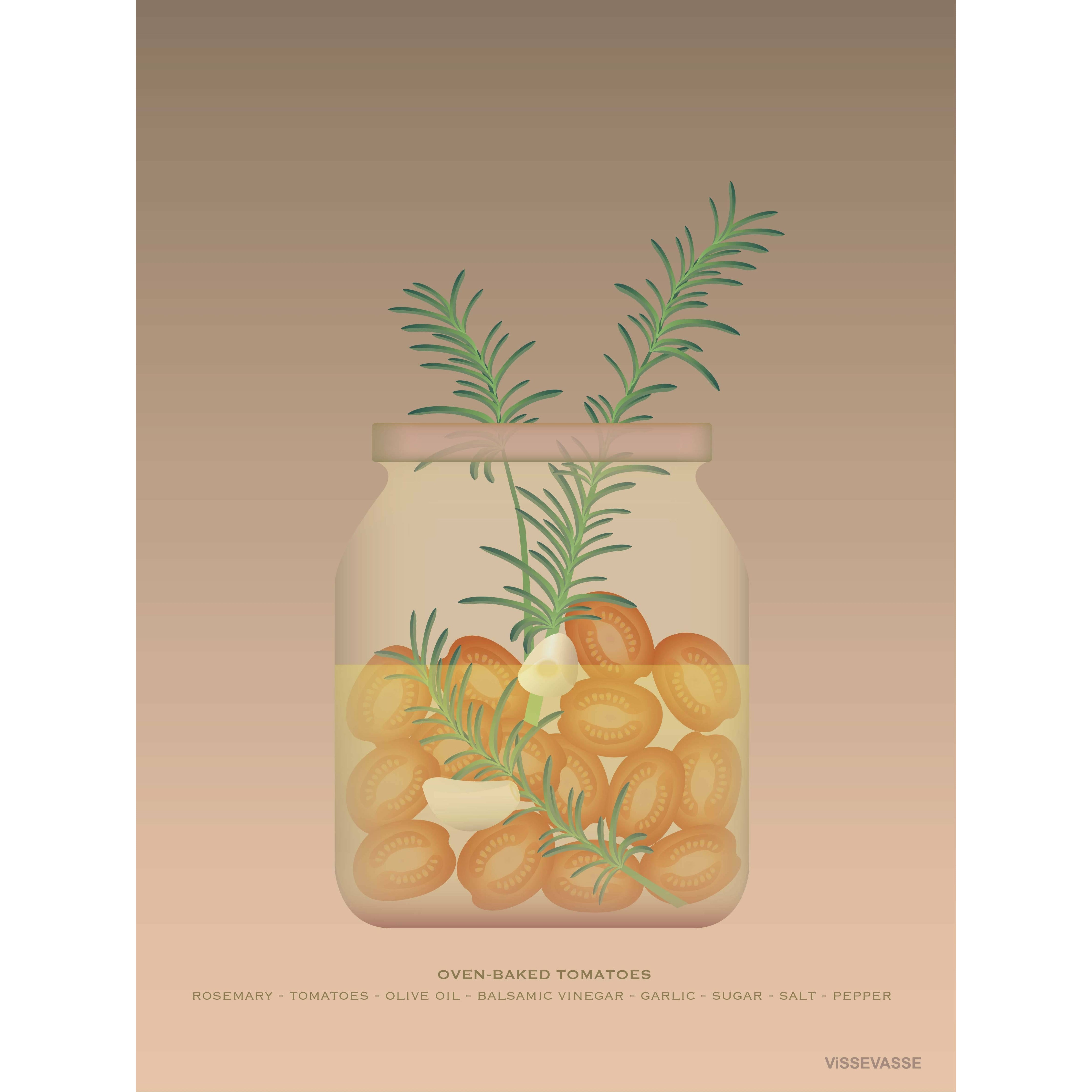 Vissevasse Ofengebackene Tomaten Poster, 50 X70 Cm