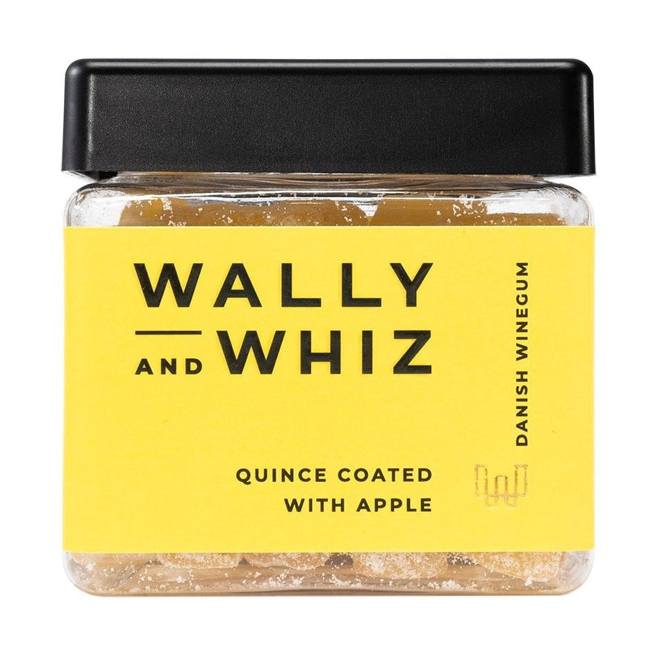 Wally And Whiz Vingummi kub, kvitten med äpple, 140g