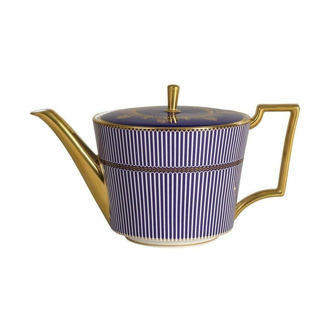 Wedgwood Anthemion Blue Teapot, 1 L