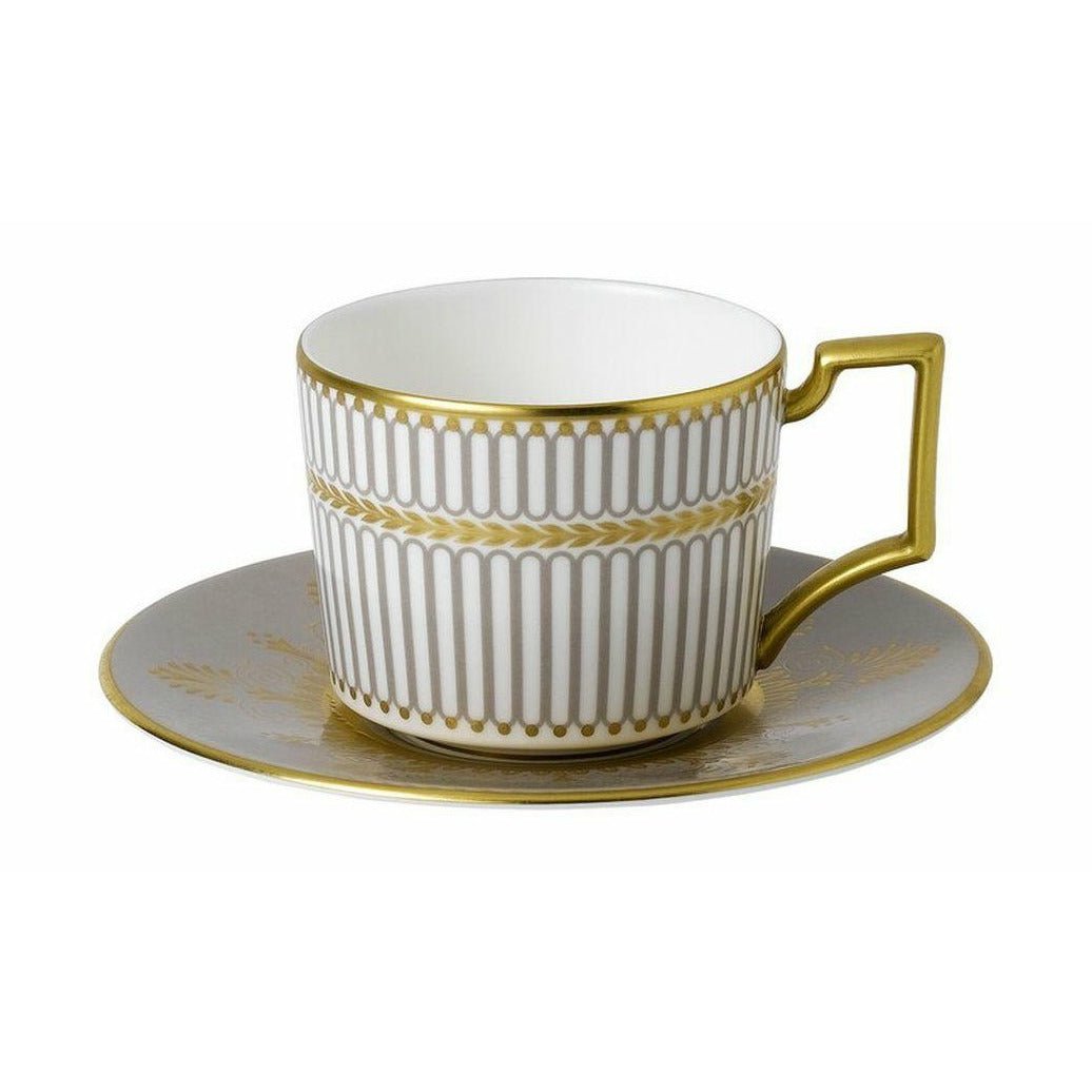 Wedgwood Anthemion Gray Espresso Cup en Saucer
