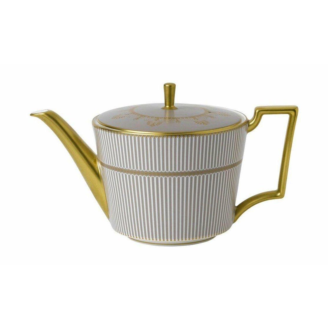Wedgwood Anthemion Gray Teapot, 1 L