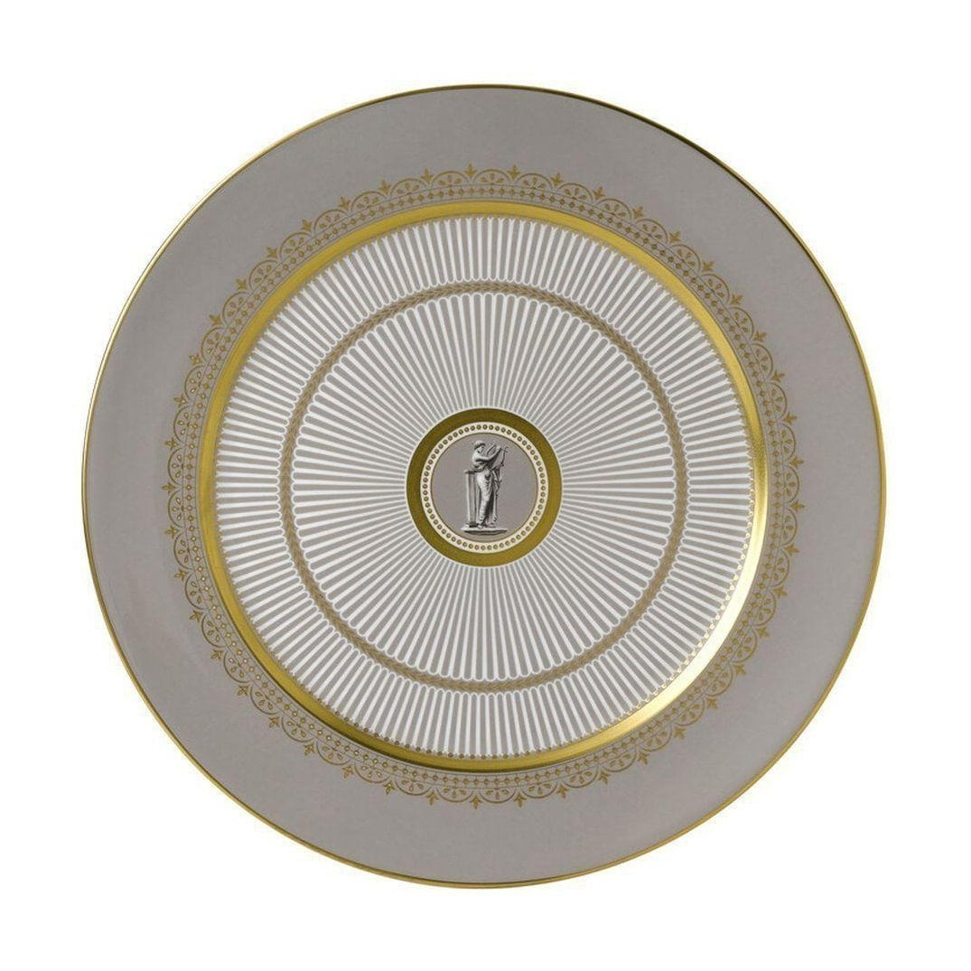 Wedgwood Anthemion Gray Plate, Ø: 30 cm