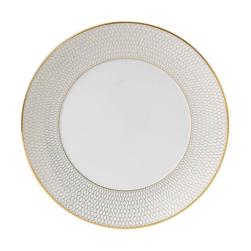 Wedgwood Arris Plate 20 cm, blanco/oro