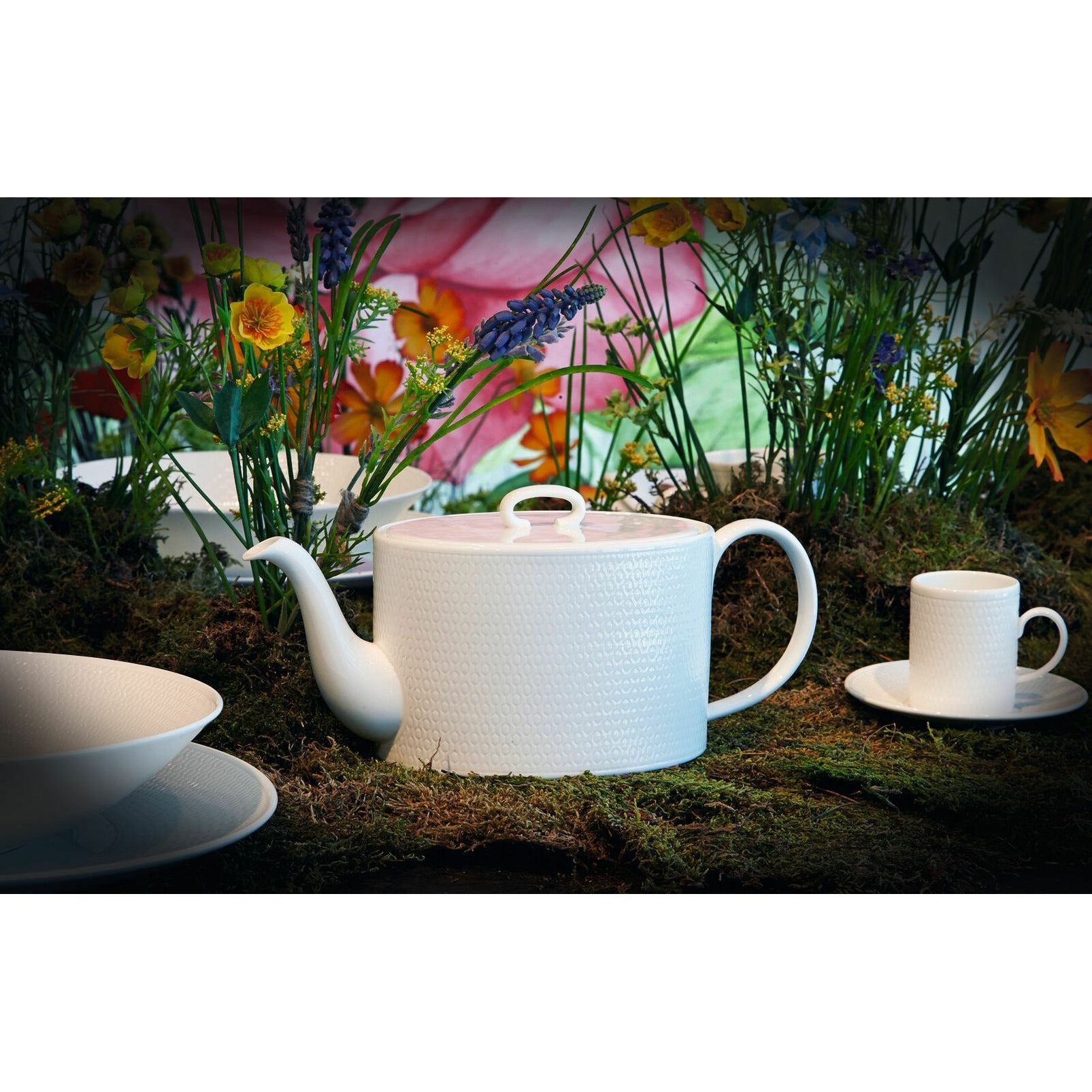 Wedgwood Gio Teapot 1 L Gaveboks, hvid