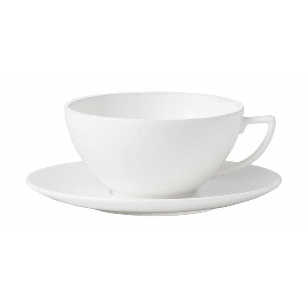 Wedgwood Jasper Conran White Tea Cup 0,23 L ja lautanen