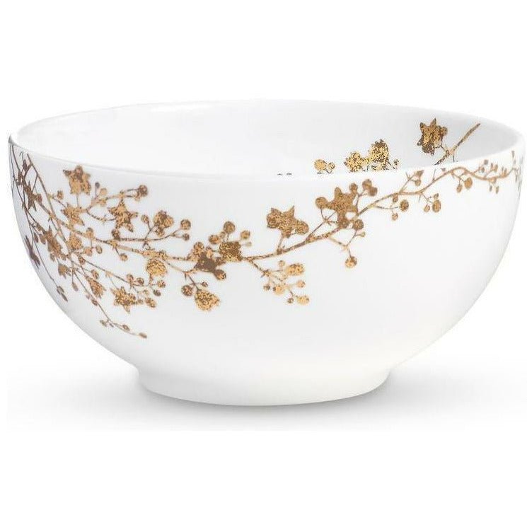 Wedgwood Vera Wang Jardin Bowl 15 Cm, White/Gold