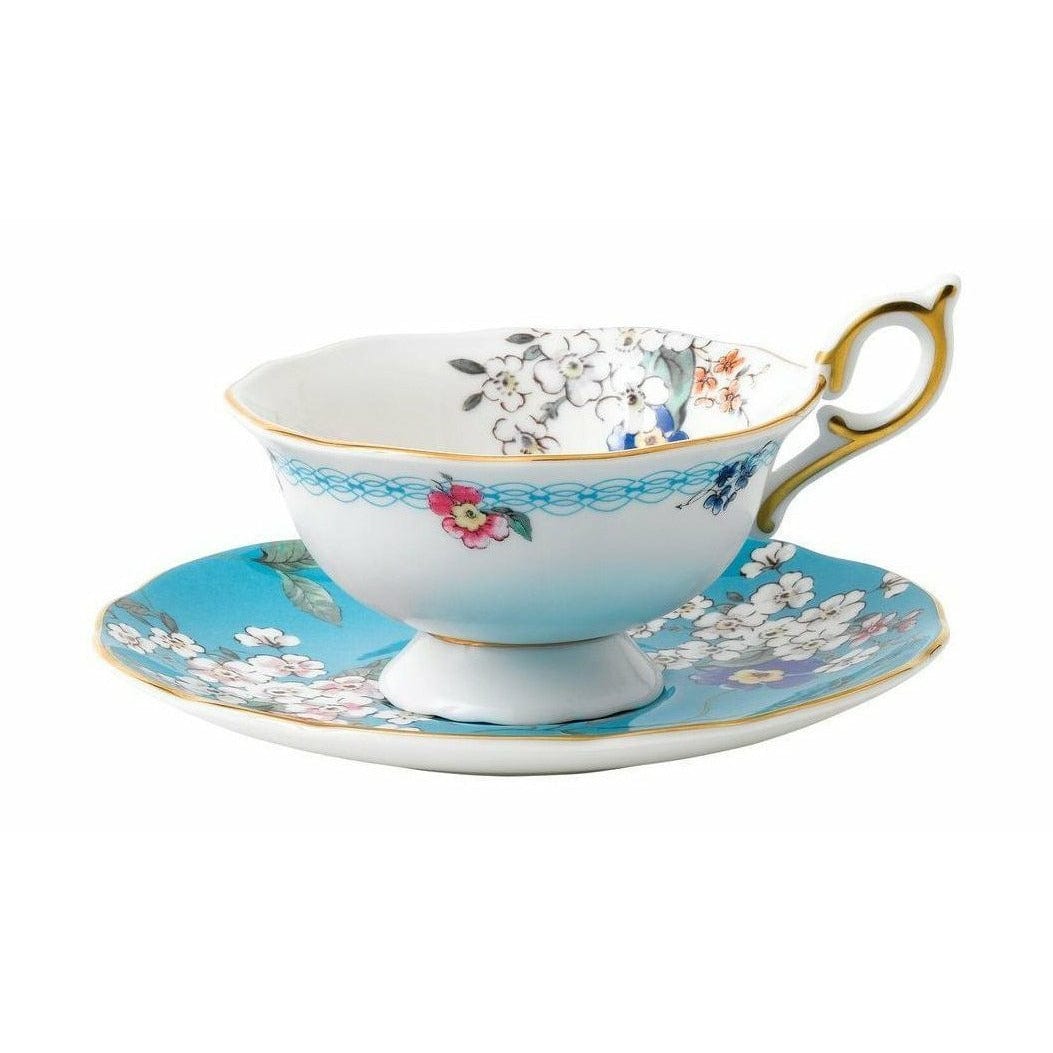 Wedgwood Wonderlust Andere Muster Blossom Teetasse 0,15 L & Untertasse Geschenkbox