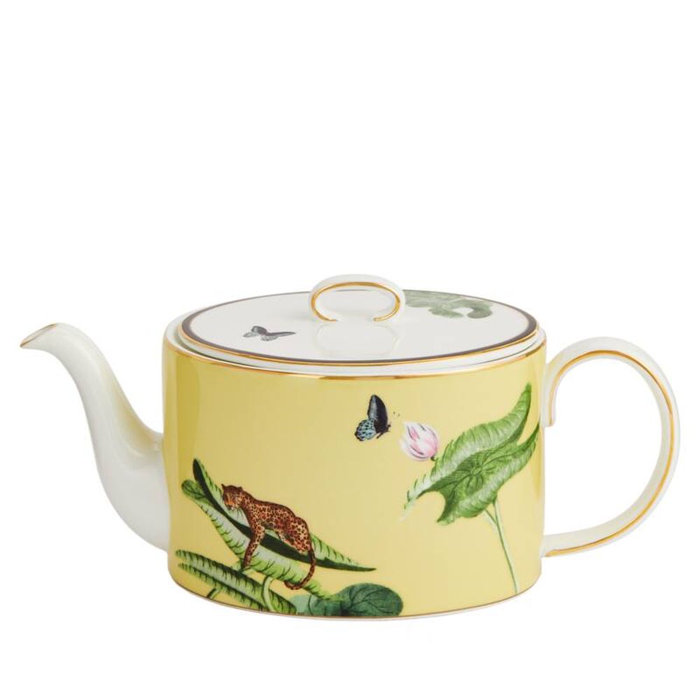 Wedgwood Wonderlust Waterlily Teapot In Gift Box