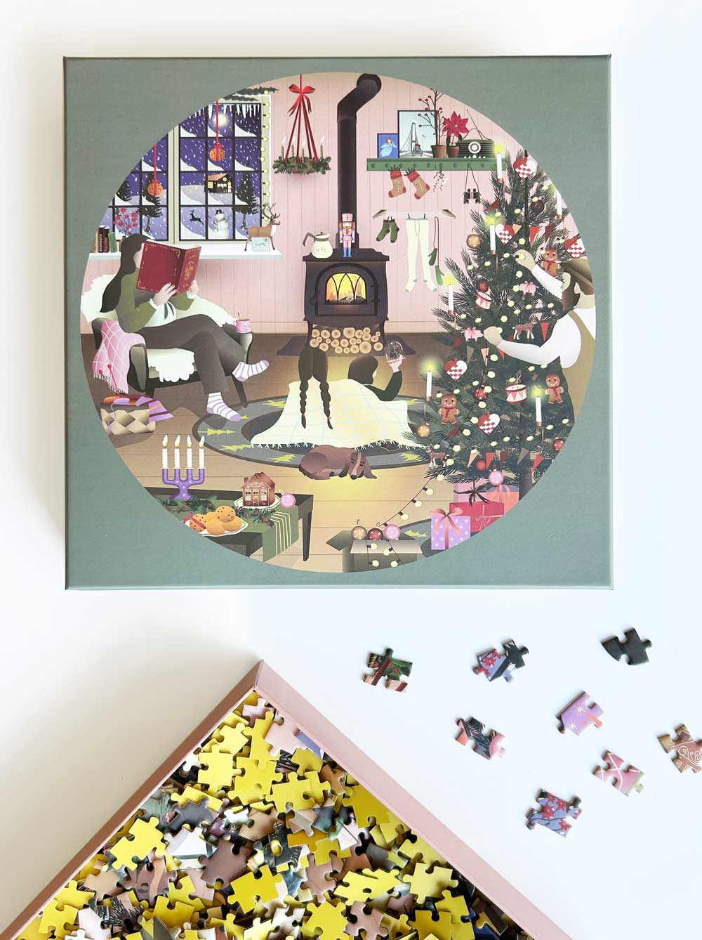 Vissevasse Merveilleux puzzle de Noël 1000 PCS