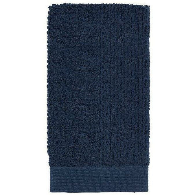 丹麦经典毛巾100 x50厘米，深蓝色