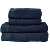 Zone Danimarca set di asciugamani classici di 4, blu scuro
