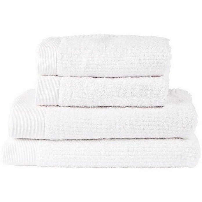 Zone Danimarca set di asciugamani classici di 4, bianco