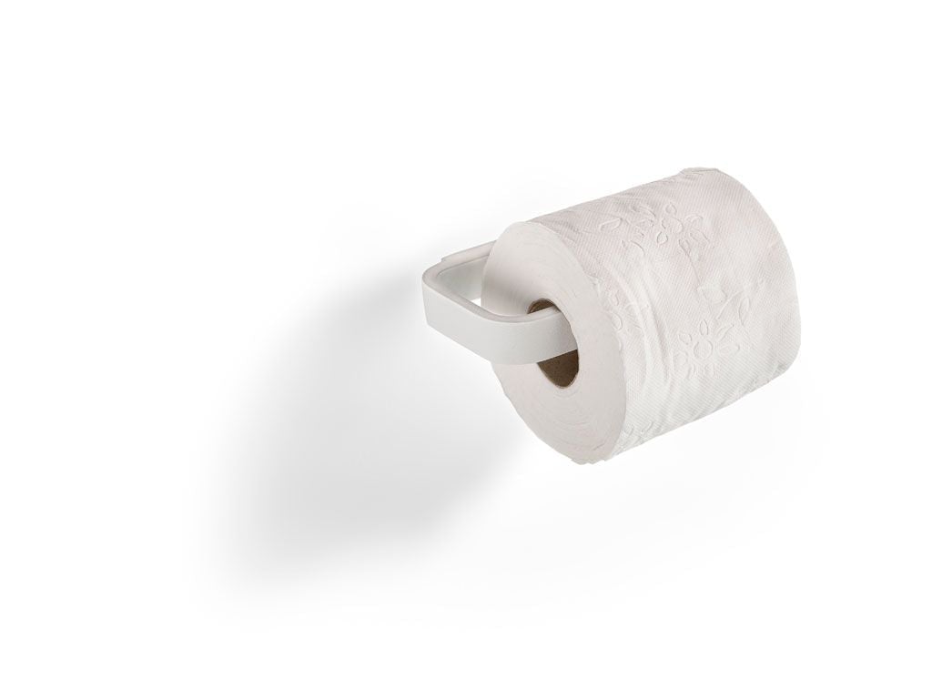 Zone Denmark Rim Holder For Toilet Paper, White