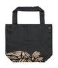 Zone Danmark Singles Shopping Bag, Black/Butterfly