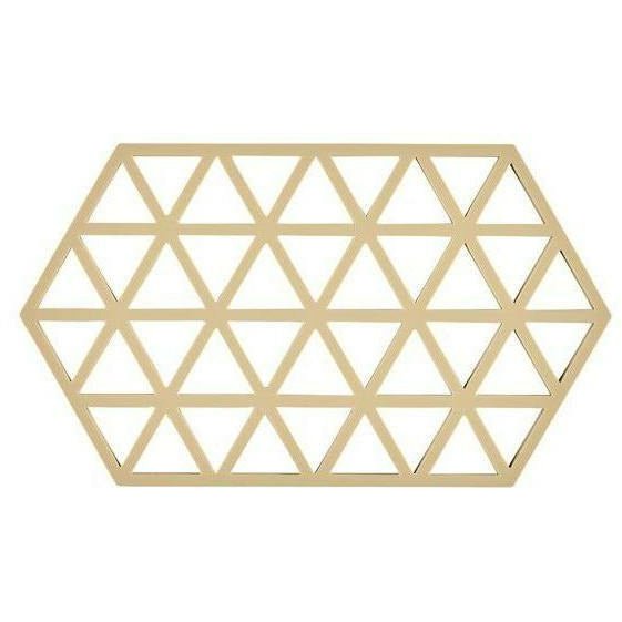 Zone Denmark Triangles Coaster 24 x14 cm, sable chaud