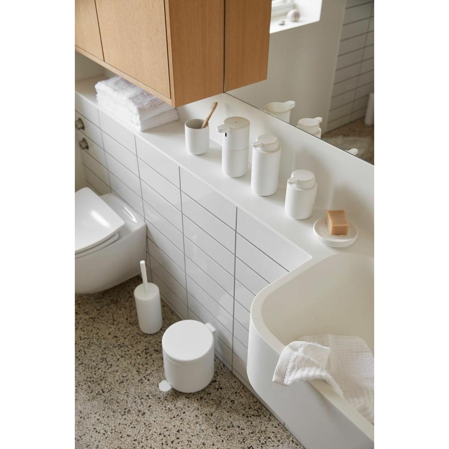ZONA Danimarca pennello per toilette Ume, bianco