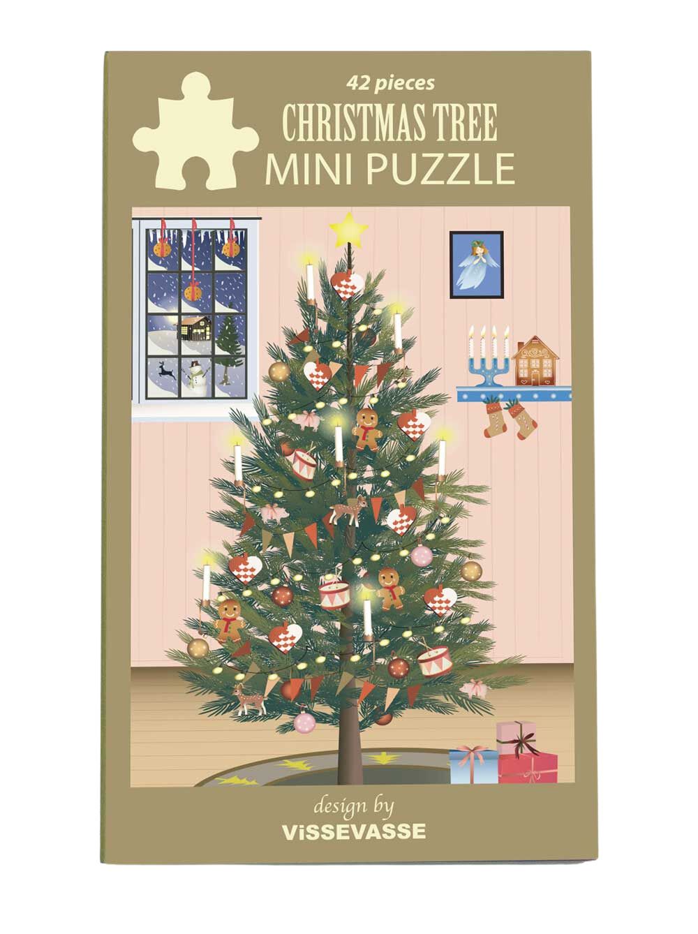 Vissevasse Kerstboom mini -puzzel