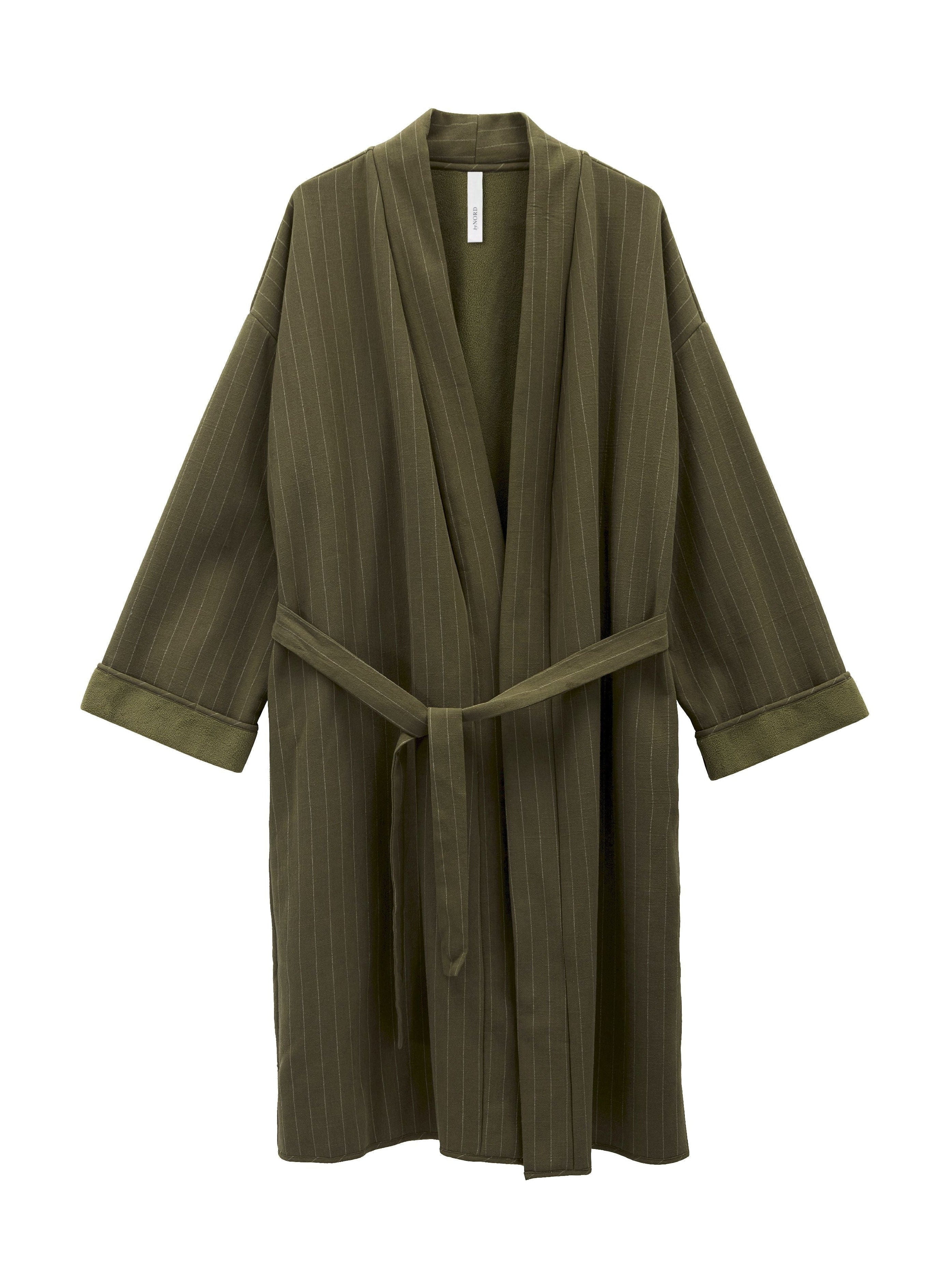 By Nord Alrun Cotton Dressing Gown One Size, Forest With Snow