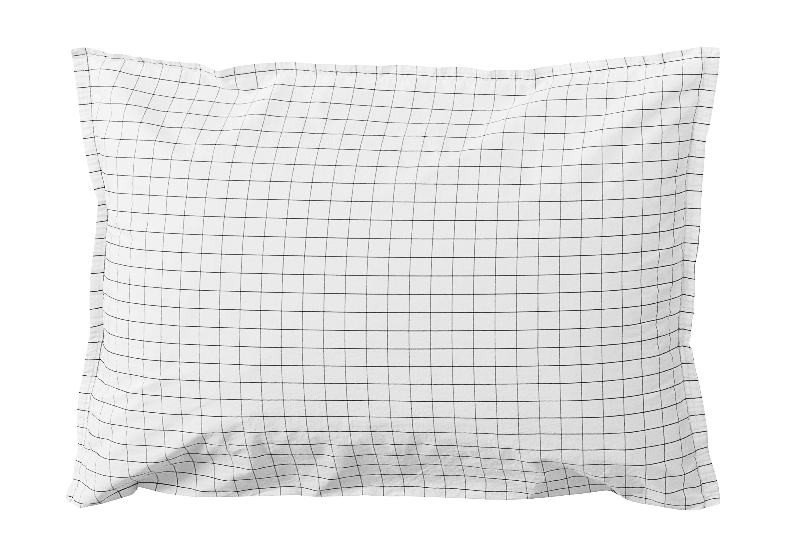By Nord Erika Pillowcase 70x50 Cm, Snow With Coal