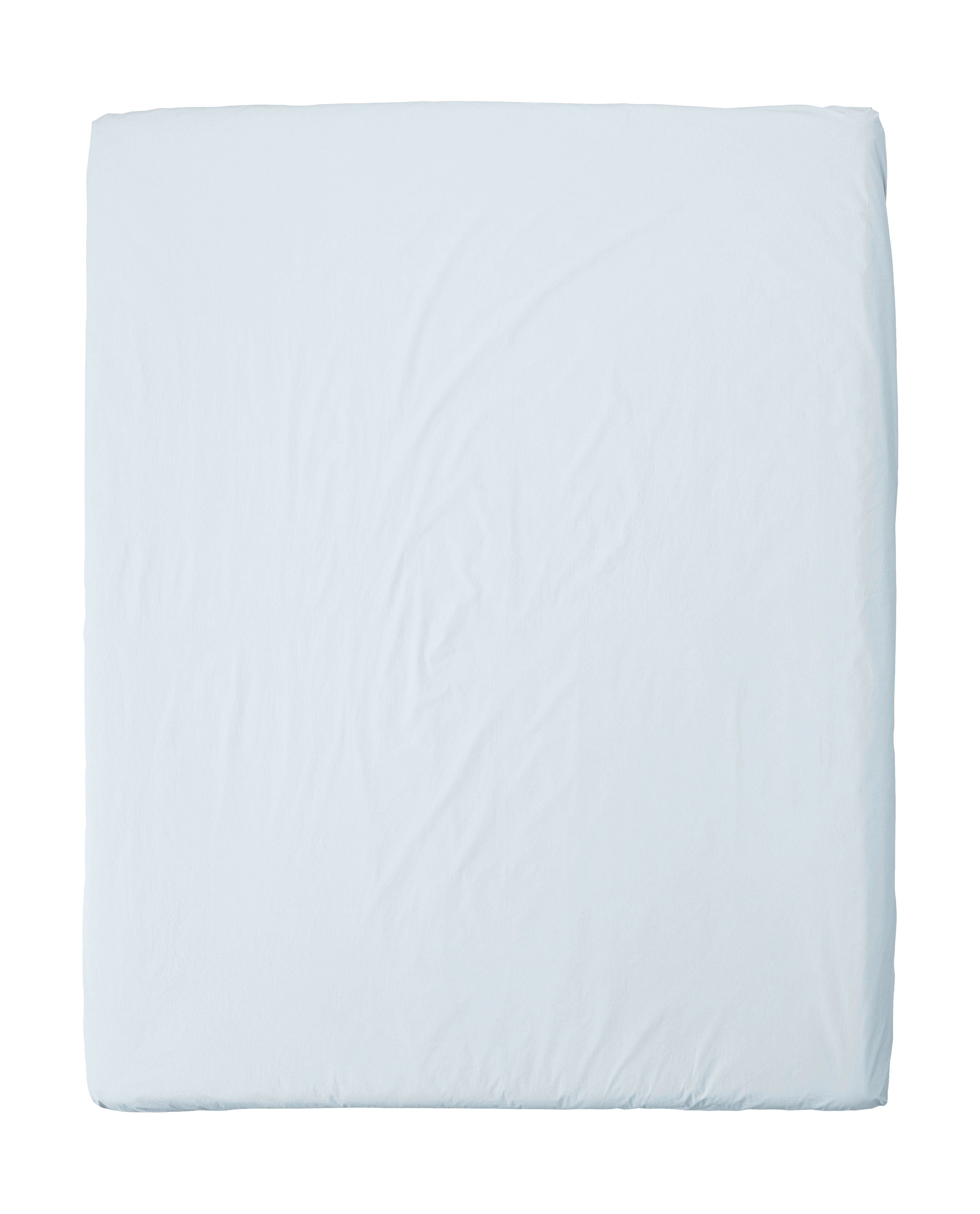 By Nord Ingrid Bed Sheet 270x270 Cm, Sky